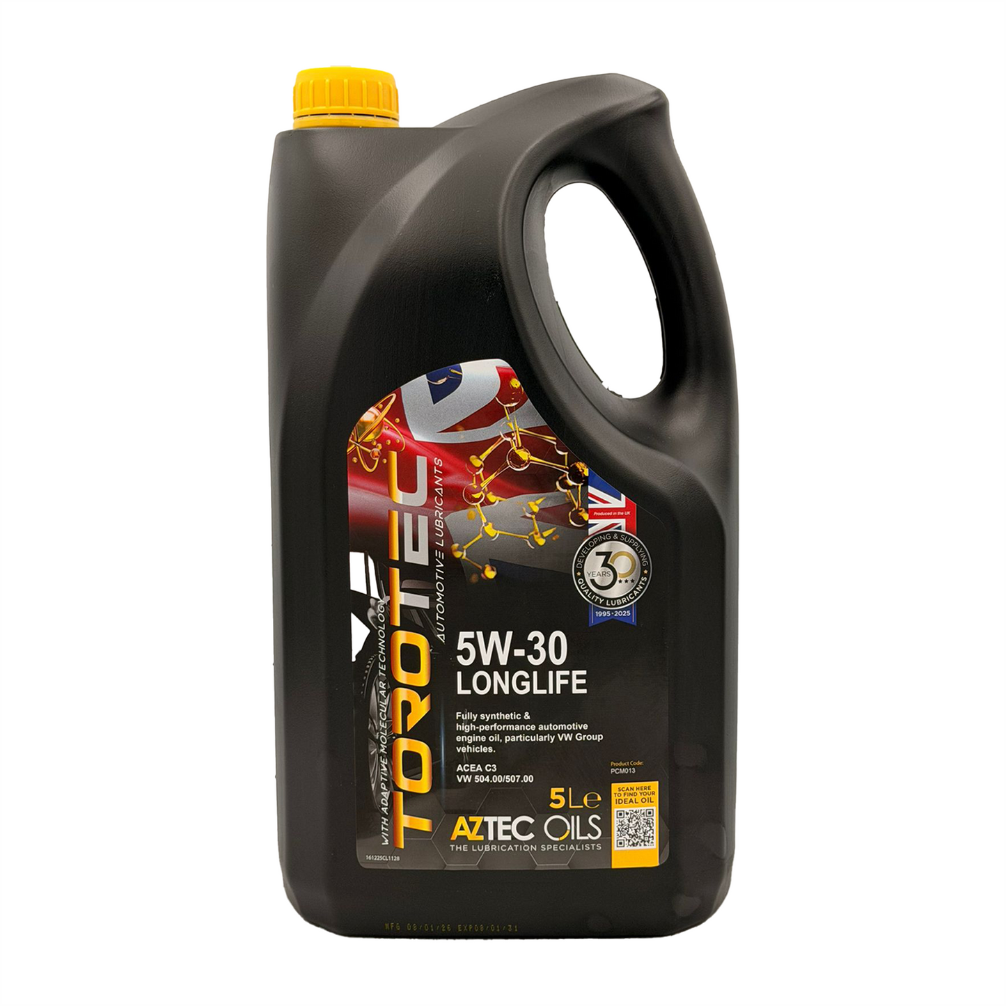 Aztec 5W30 Fully Synthetic Engine Oil LongLife ACEA C3 API SN/CF LL-04
