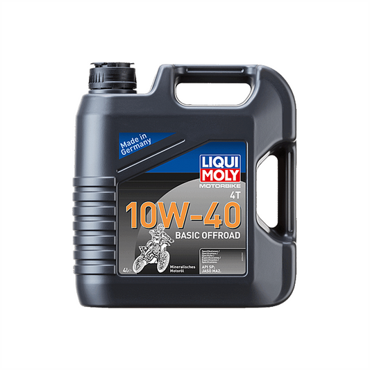 Liqui Moly 10W40 Motorbike Engine Oil 4T Basic OffRoad API SP JASO MA2 4L