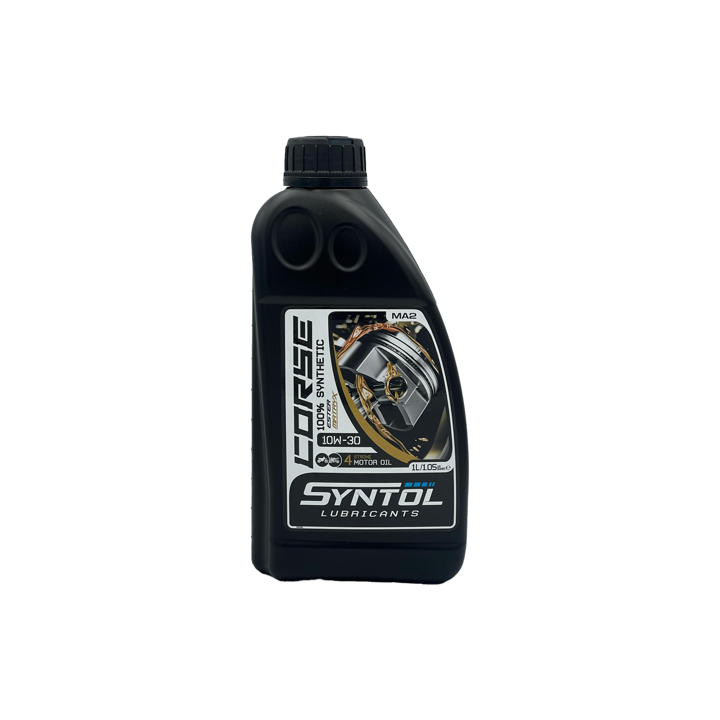 Syntol Corse 4T 10W-30 Motorcycle Fully Synthetic Engine Oil Jaso MA2/MA