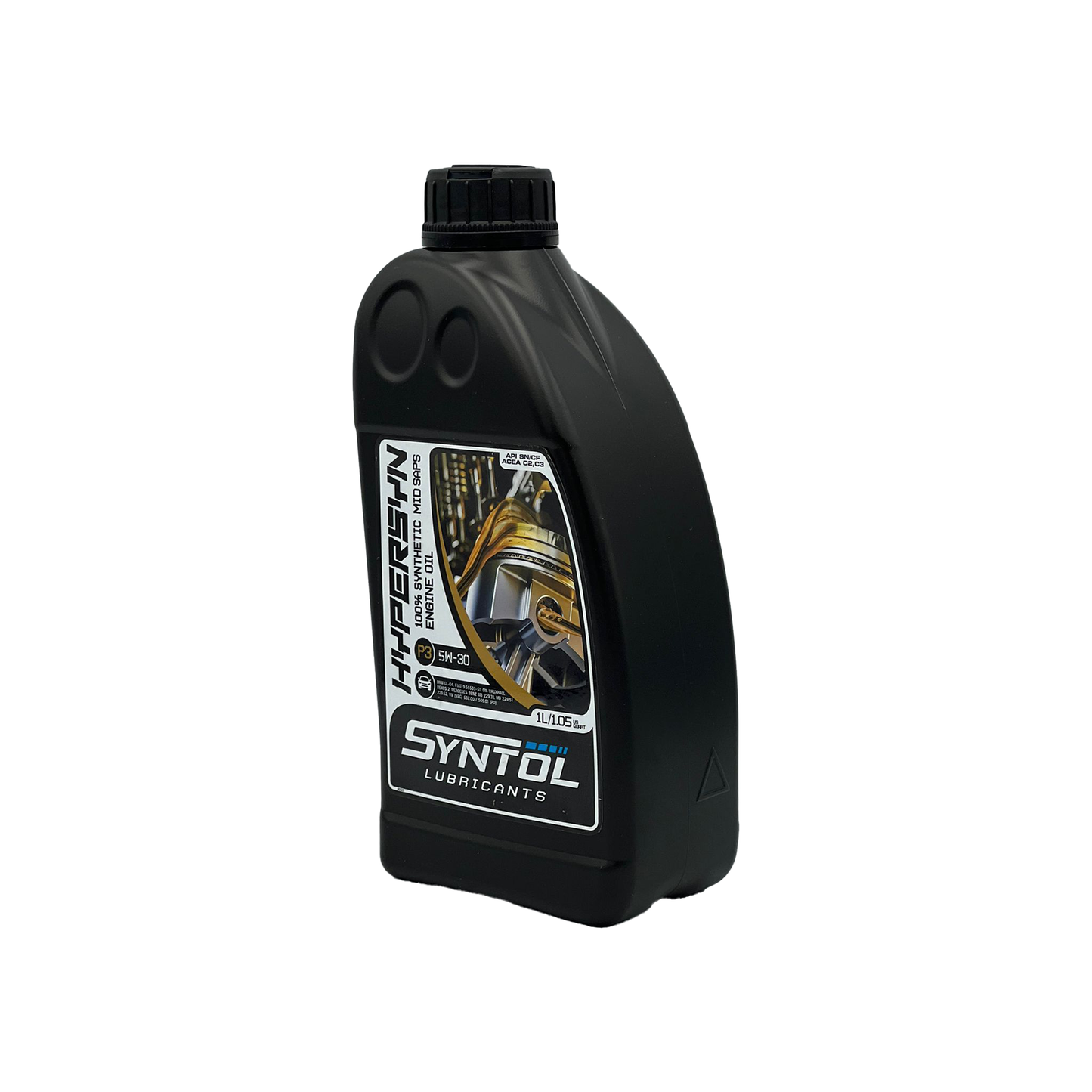 Syntol 5W-30 Fully Synthetic Engine Oil Acea C3 BMW LL-04 Dexos2 SYNTOL HYPER-SYN P3