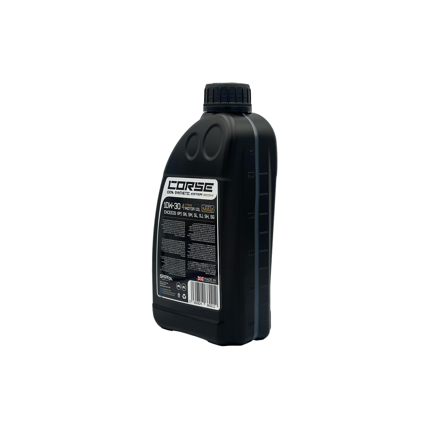 Syntol Corse 4T 10W-30 Motorcycle Fully Synthetic Engine Oil Jaso MA2/MA