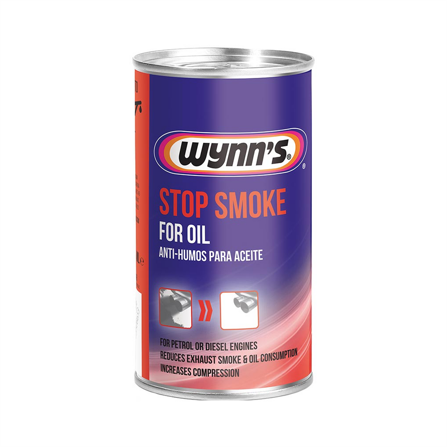 Wynn's Stop Smoke Stop Car Exhaust Emission Treatment Petrol & Diesel 325ml