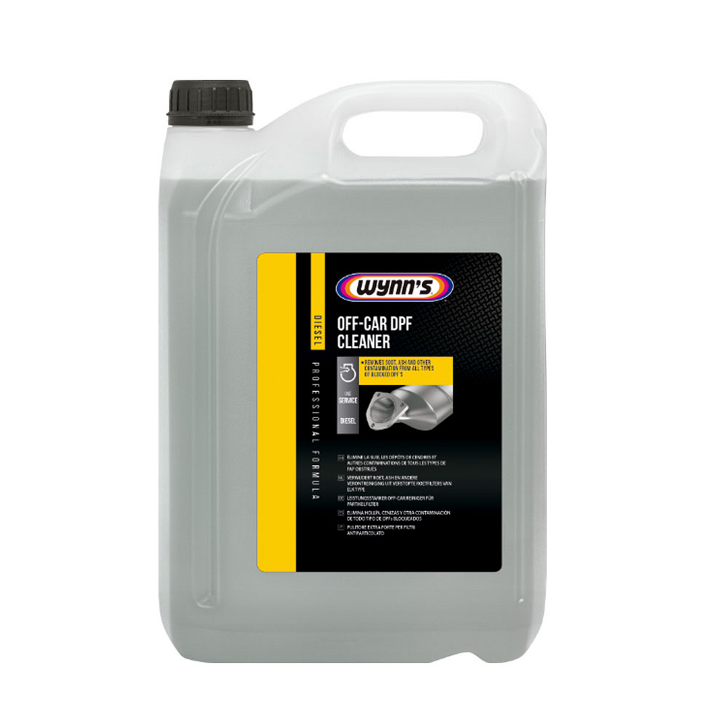 Wynns Off-Car DPF Diesel Particulate Filter Cleaner Flush Removes Deposits 5L