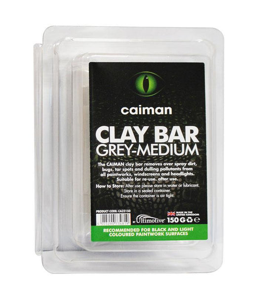Caiman Grey Medium Clay Bar Removes Contaminants Tar Tree Sap Pollutants
