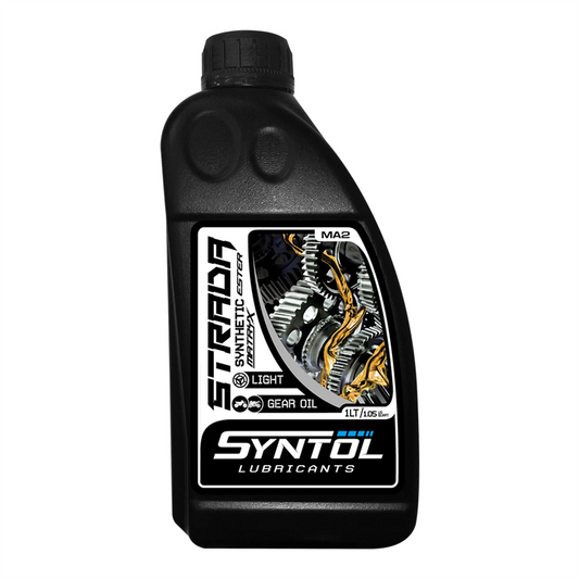 Syntol Strada Motorcycle Synthetic Gear Oil Light JASO T904:2016 MA/MA2 1L