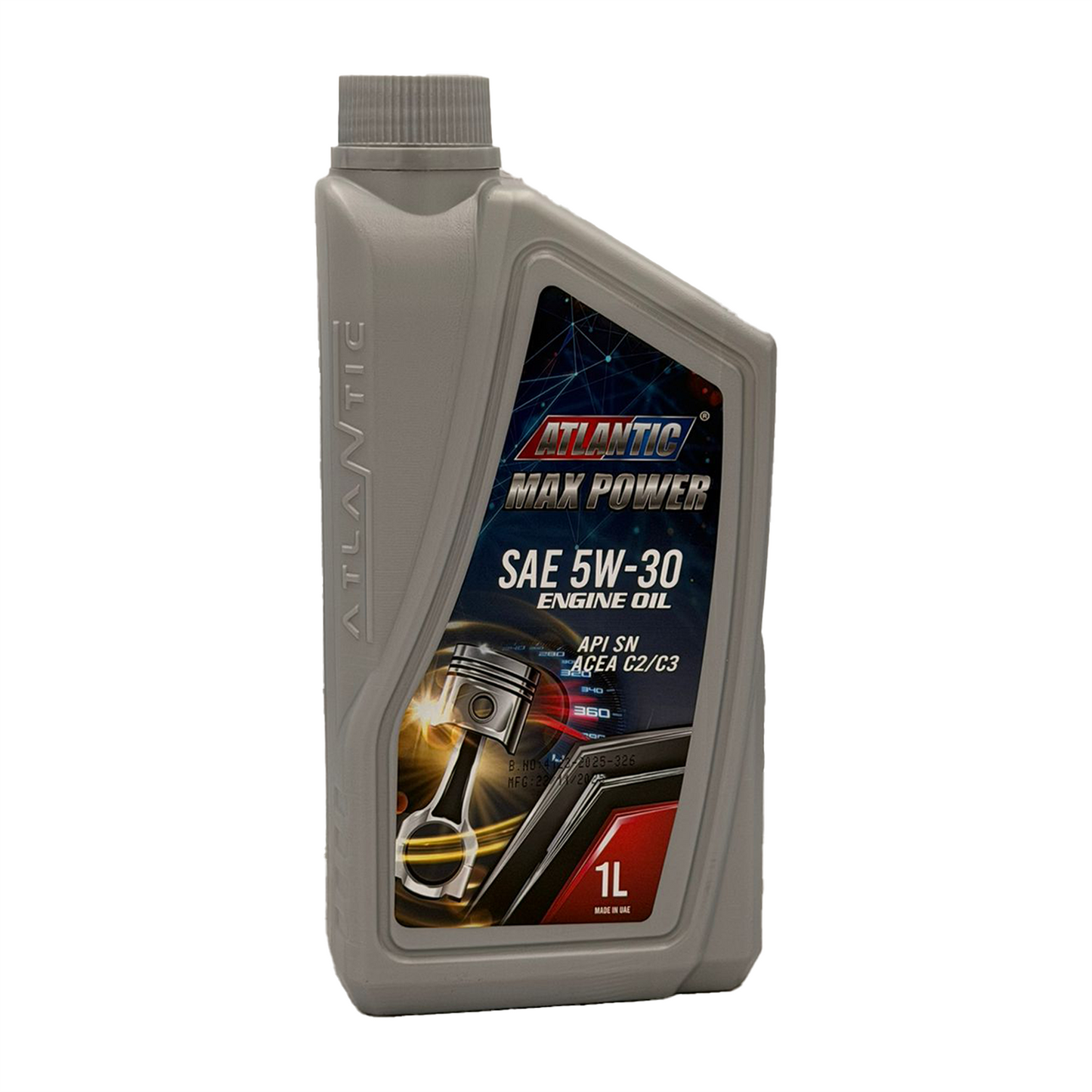 Atlantic 5w30 Fully Synthetic Engine Oil API SN Acea C3 MB 229.31/229.51 LL-04 Dexos 2