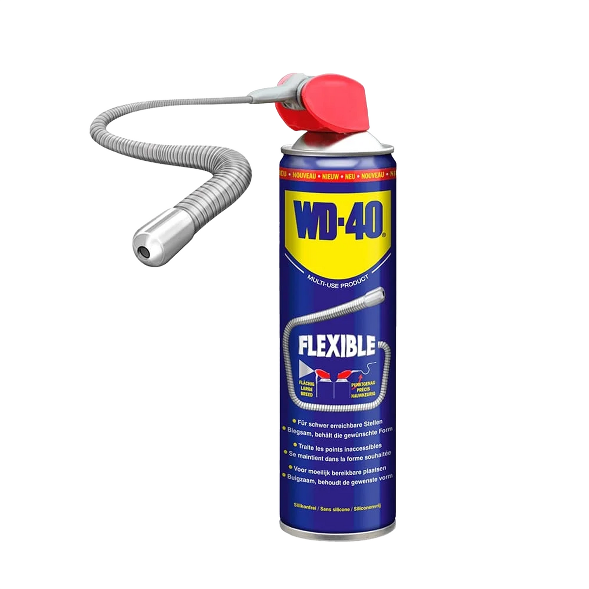 WD-40 Multi-Use Flexible Straw Penetrating Lubricant Rust Protection Spray 400ml