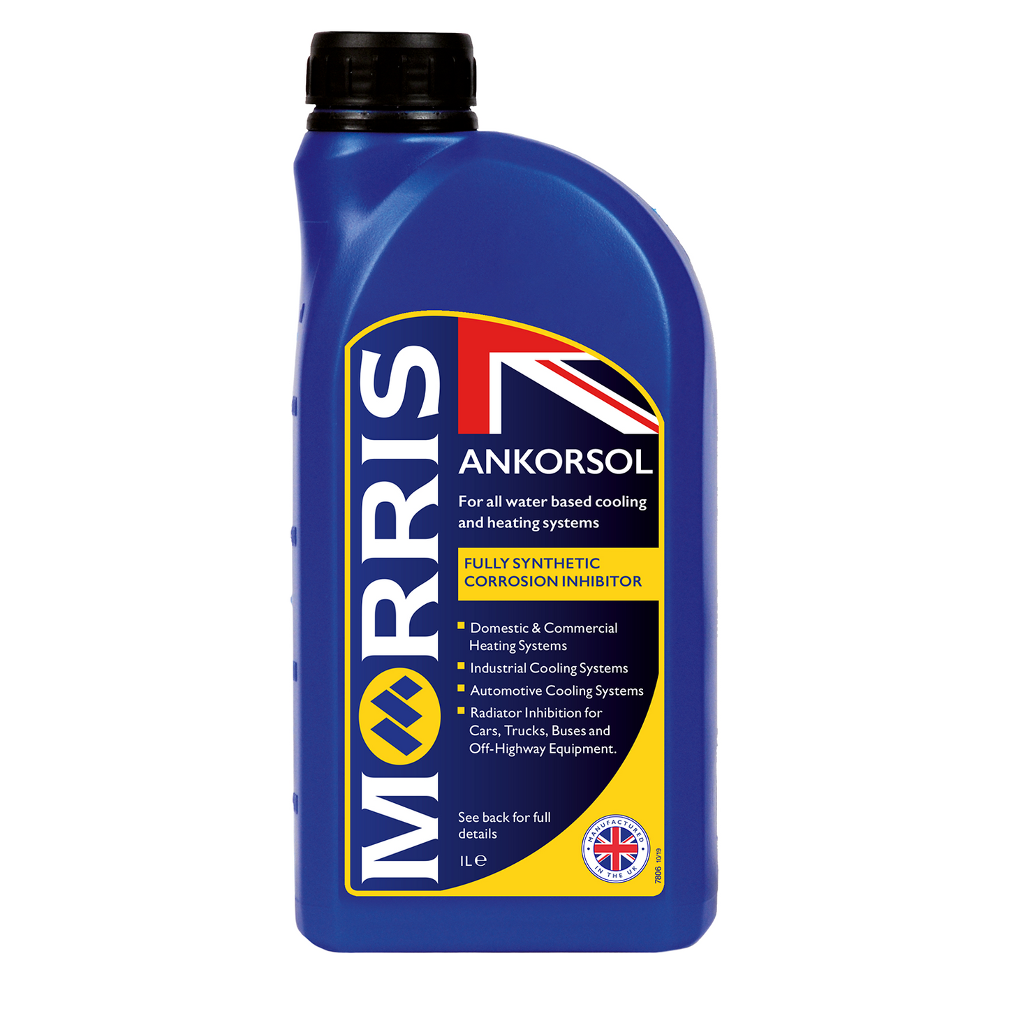 Morris Anti Corrosion Fluid Corrosion Inhibitor-Central Heating & Automotive 1L
