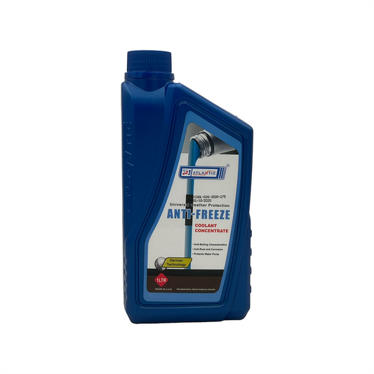 Atlantic Blue Antifreeze Coolant Concentrate HOAT Ethylene Glycol ASTM D3306 BS 6580