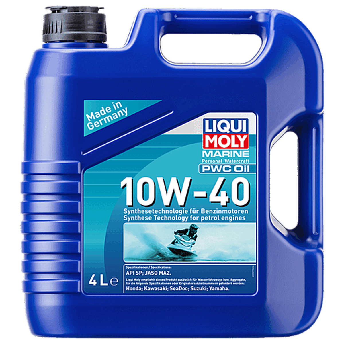 Liqui Moly Marine PWC Oil 10W-40 Fully Synthetic Engine Oil API SP, JASO MA2