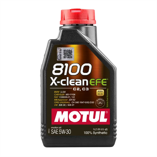 Motul 8100 X-clean EFE 5W30 Fully Synthetic Engine Oil ACEA C2,C3 LL-04