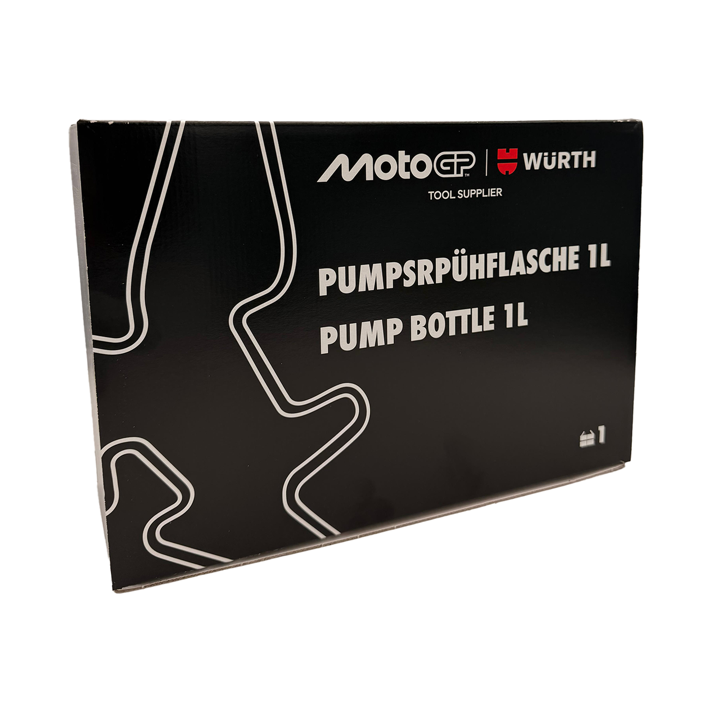 WÜRTH MotoGP 1L Pressure Sprayer Bottle – Refillable Workshop Spray Bottle with Adjustable Nozzle, Ergonomic Handle & Fluid Level Indicator