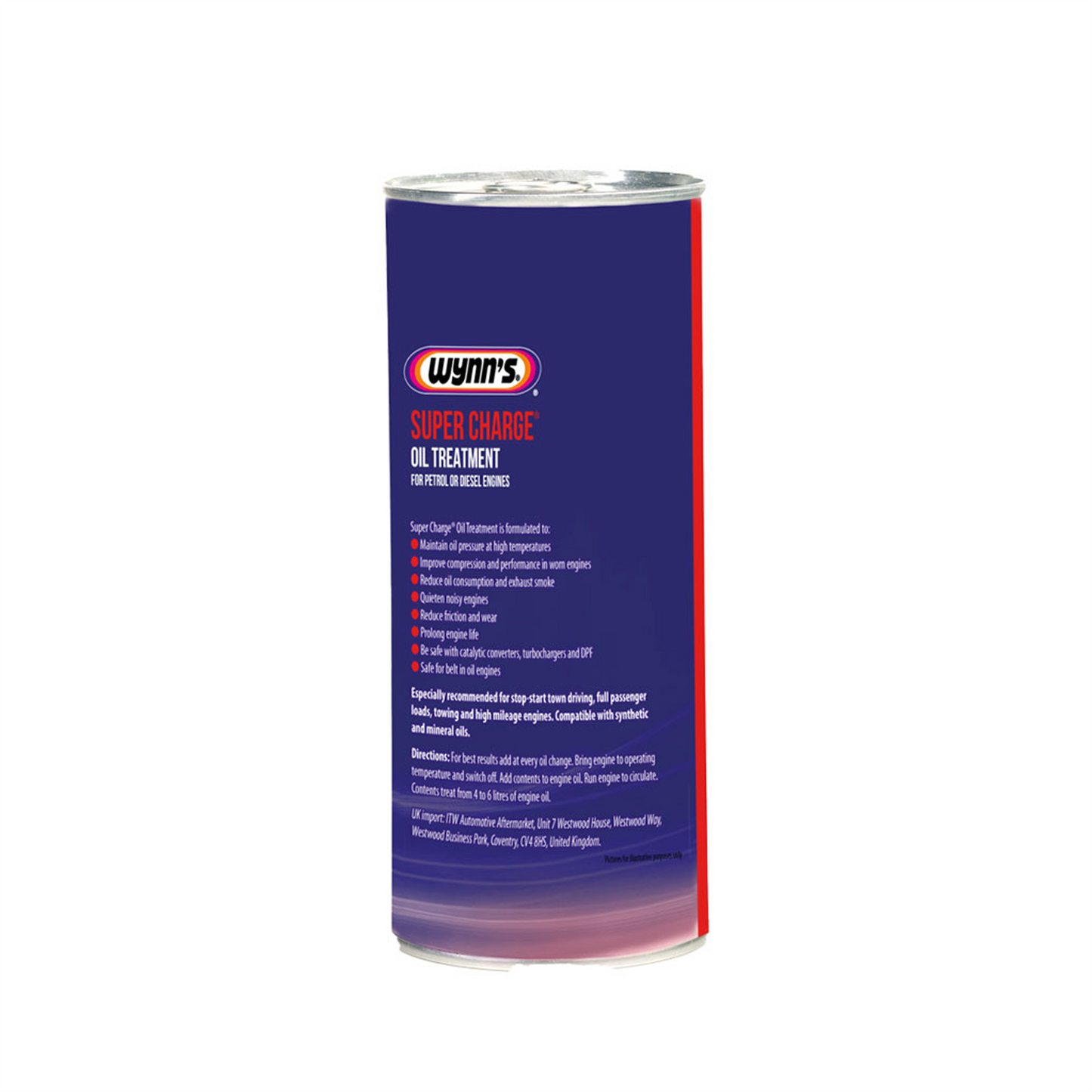 Wynn's Super Charge Oil Treatment Petrol & Diesel Engine Additive 300ml