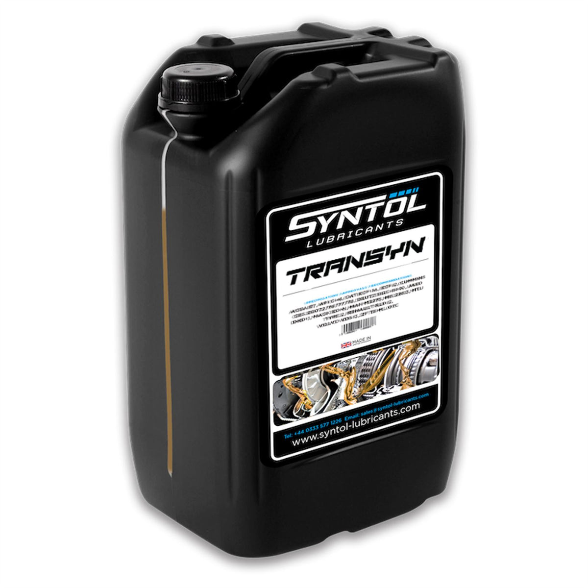 Syntol Transyn ATF MV3 Synthetic Transmission Fluid Dexron III Mercon V  20L