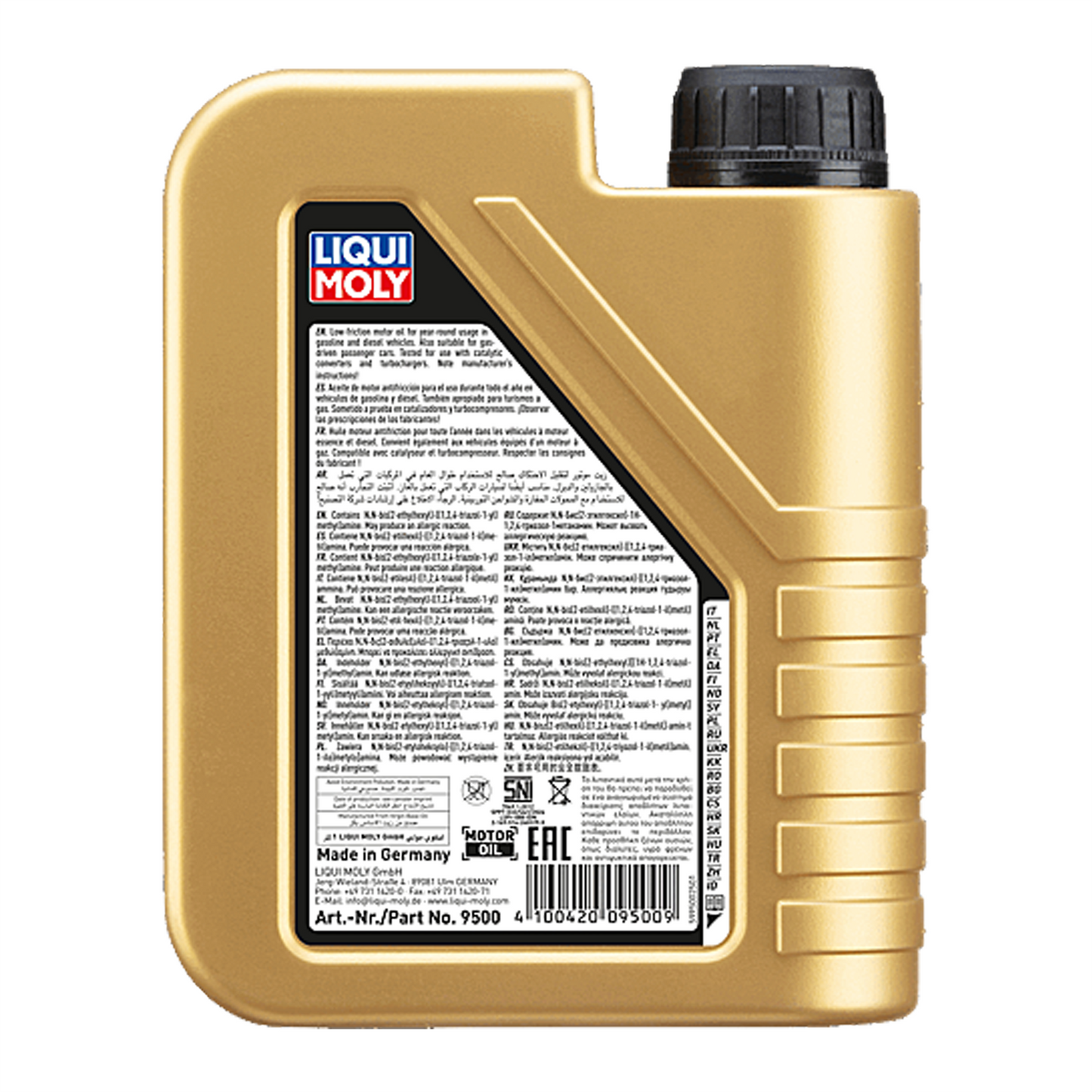 Liqui Moly 10W40 Leichtlauf 10W-40 Semi Synthetic Engine Oil ACEA A3/B4 1L