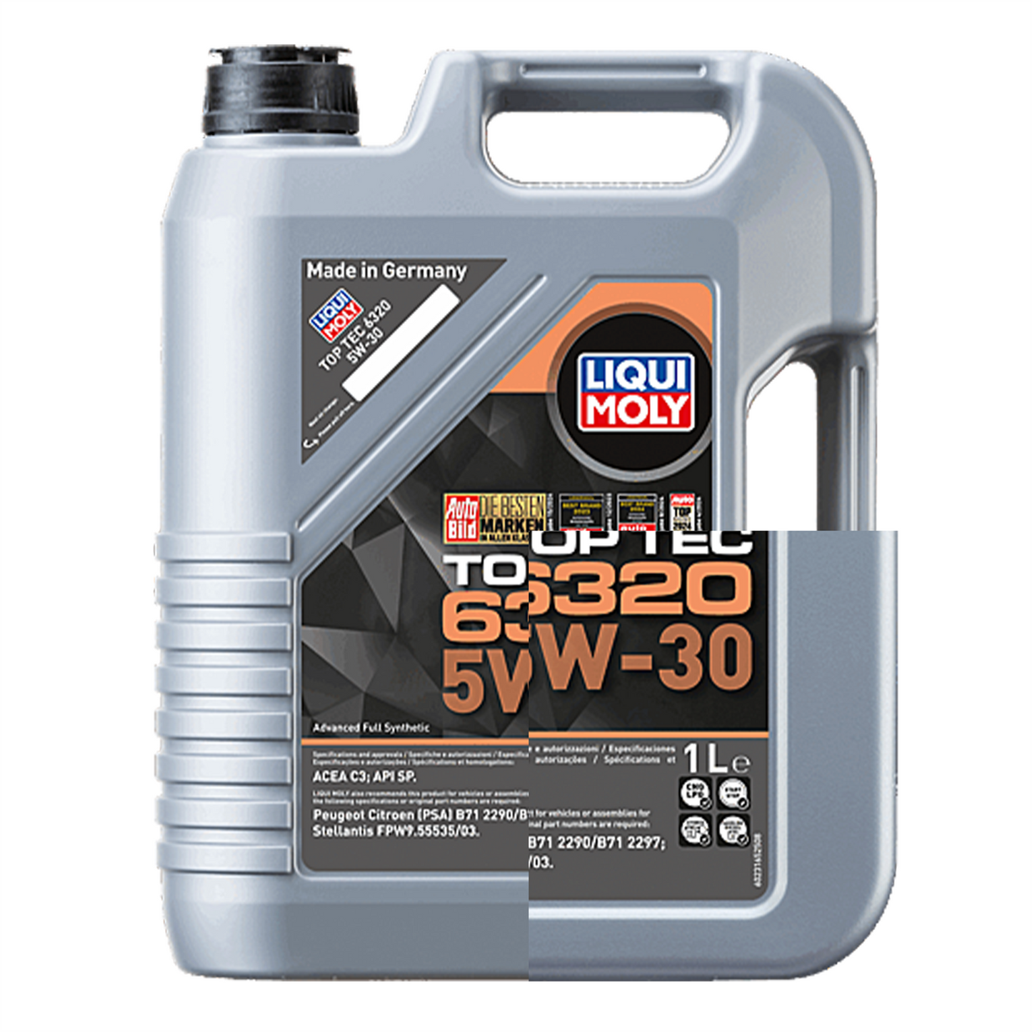 Liqui Moly Top Tec 6320 5W-30 Fully Synthetic ACEA C3 FPW9.55535/03