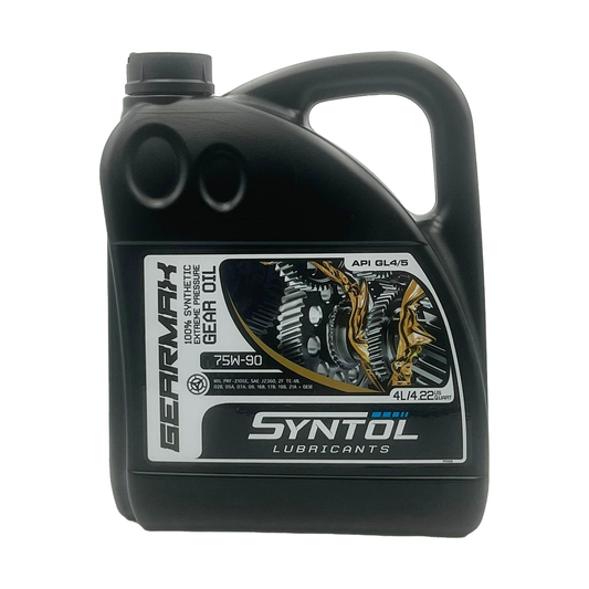 Syntol Gearmax 75W-90 Fully Synthetic Axle & Transmission Fluid API GL-4 GL-5