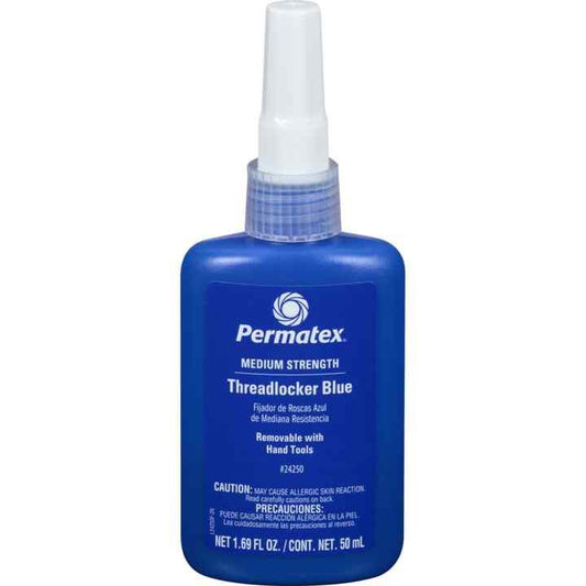 Threadlock Medium Fast Acting Thread Lock Sealant Adhesive - 50ml