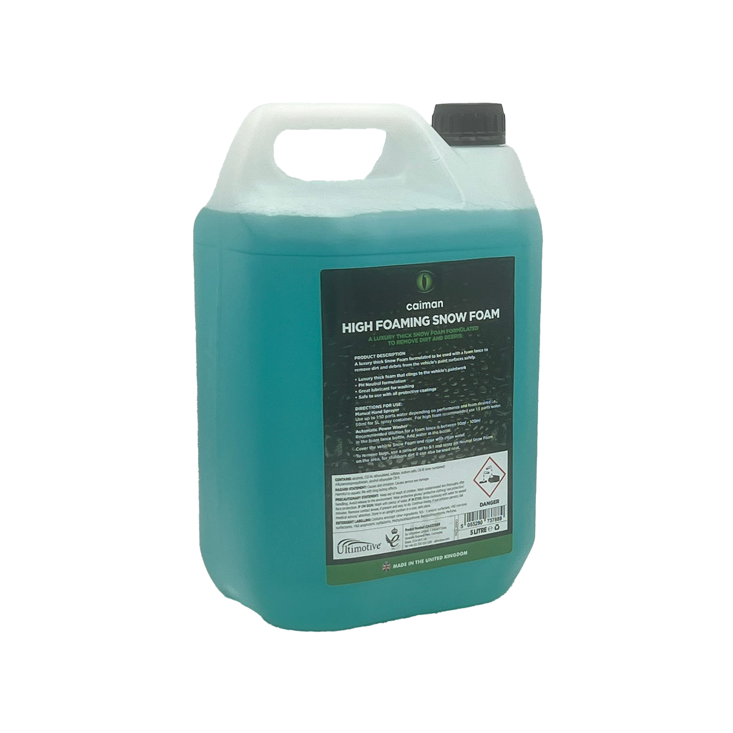 CAIMAN High Foaming Snow Foam Car Shampoo for Car Wash & Valeting 5L