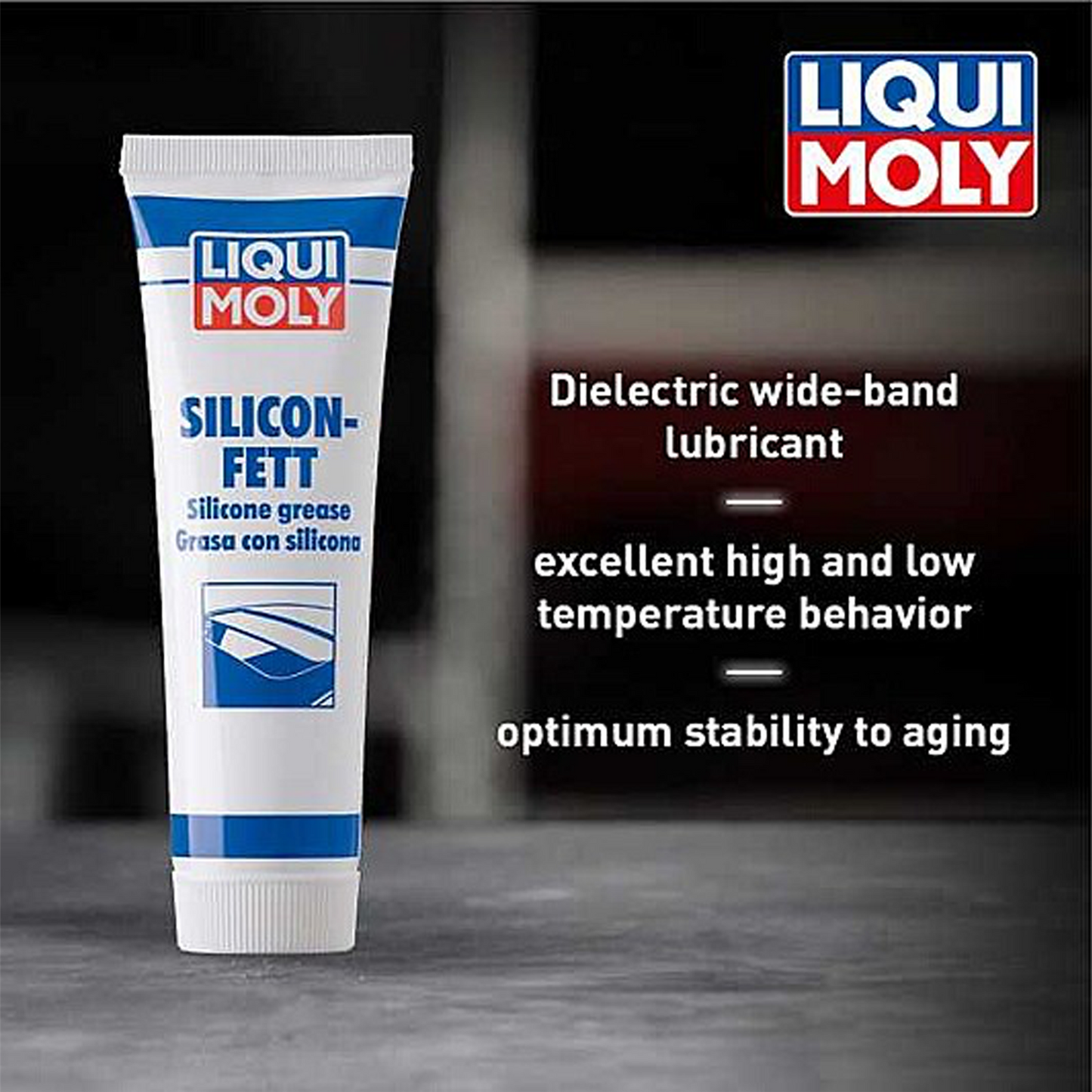 Liqui Moly Transparent Silicone Grease Clear Lube High Lubrication 100g