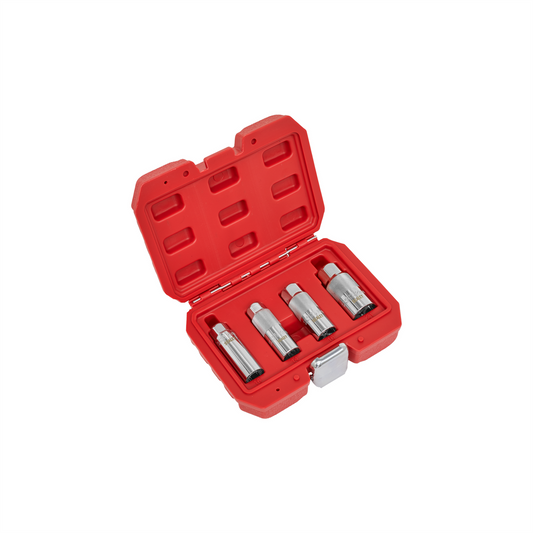 Sealey Spark Plug Socket Set 4 Piece 3/8" AK6556 Square Drive Spark Plug Socket