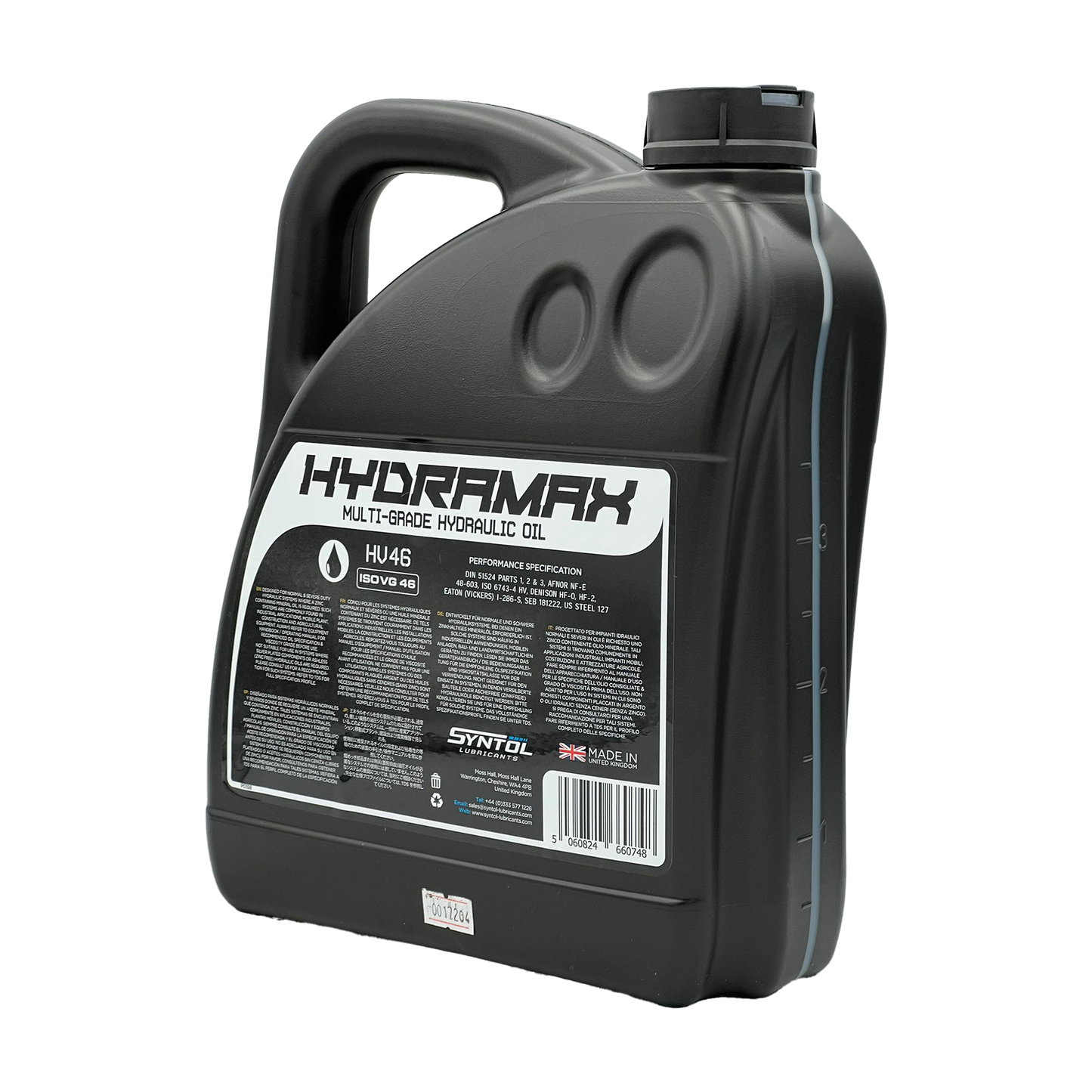 SYNTOL HYDRA-MAX HV 46 4L Heavy Duty Multi-Grade Hydraulic Oil 4L