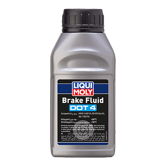 LIQUI MOLY Brake Fluid DOT 4 Synthetic Brake & Clutch Fluid ABS Safe