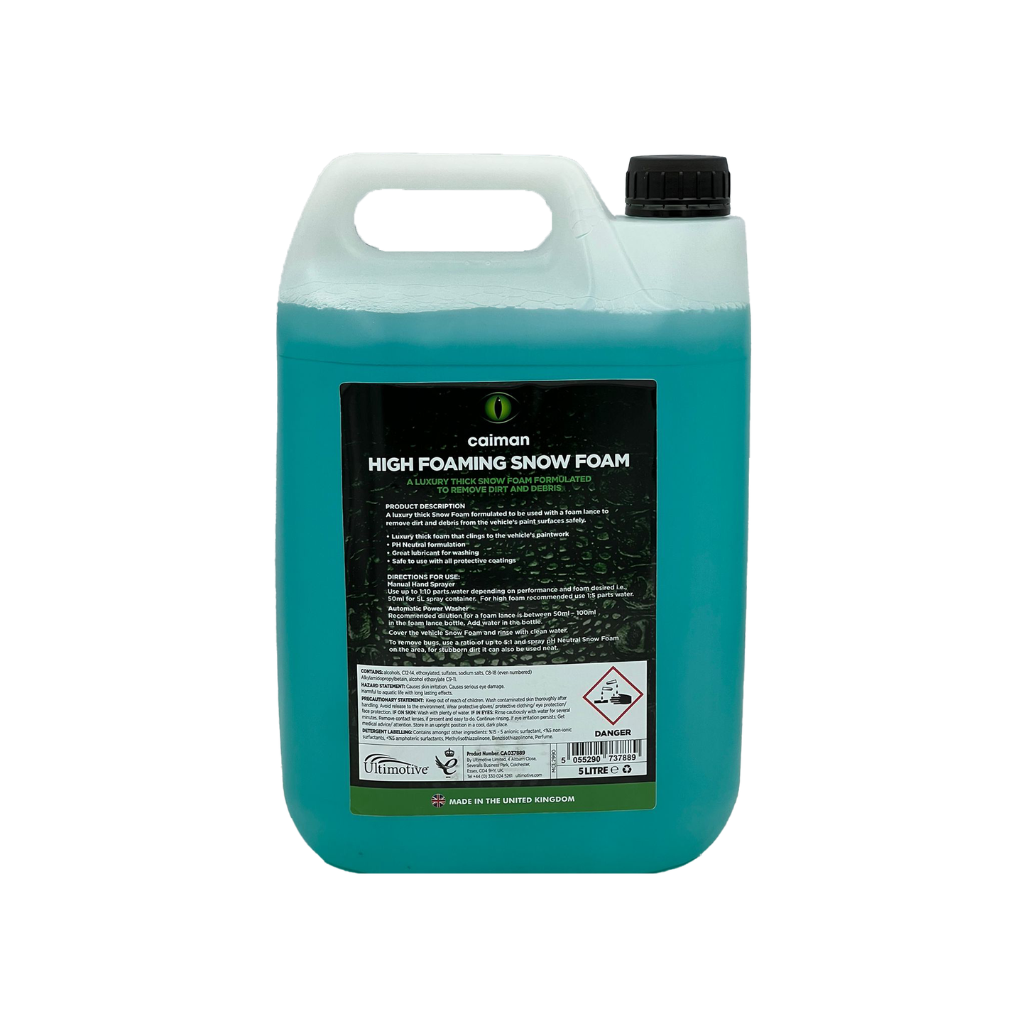 CAIMAN High Foaming Snow Foam Car Shampoo for Car Wash & Valeting 5L