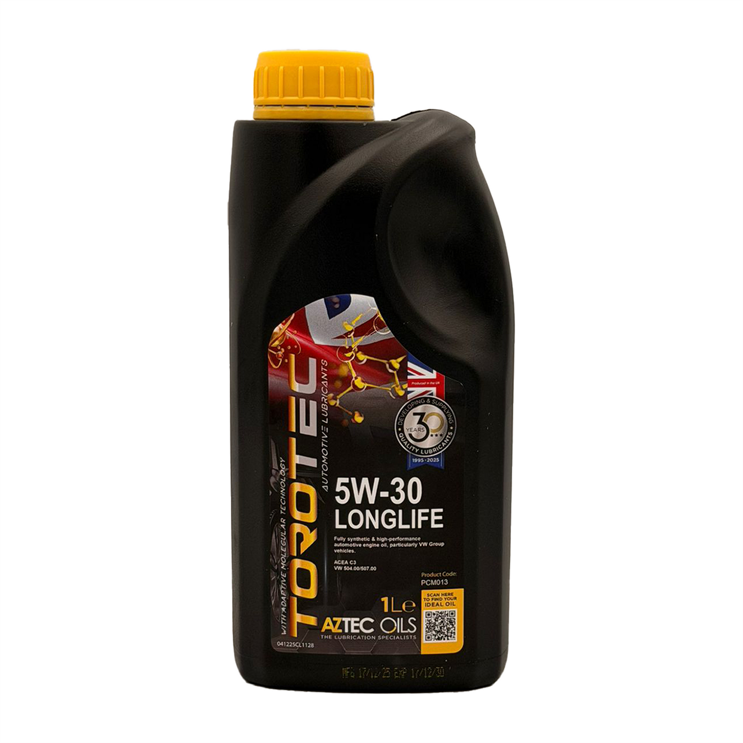 Aztec 5W30 Fully Synthetic Engine Oil LongLife ACEA C3 API SN/CF LL-04