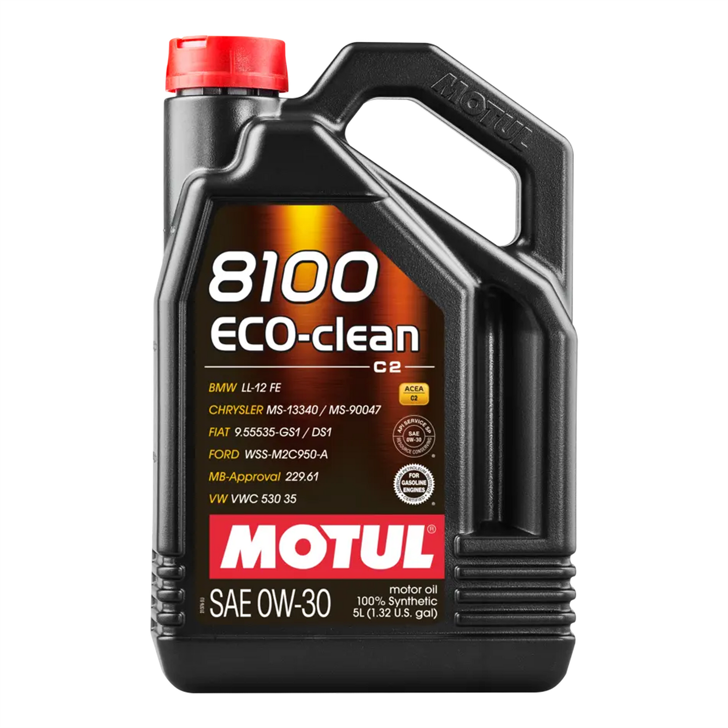 Motul 8100 Eco-Clean 0W-30 Fully Synthetic Engine Oil ACEA C2 ILSAC GF-6A