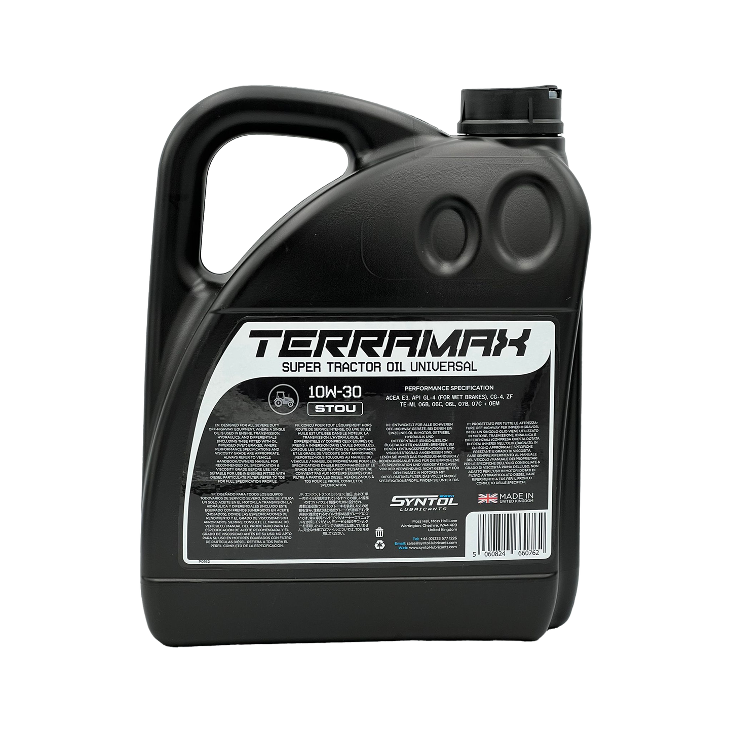 SYNTOL TERRAMAX STOU 10W-30 Tractor Engine Oil ACEA E3 API GL-4 CG-4