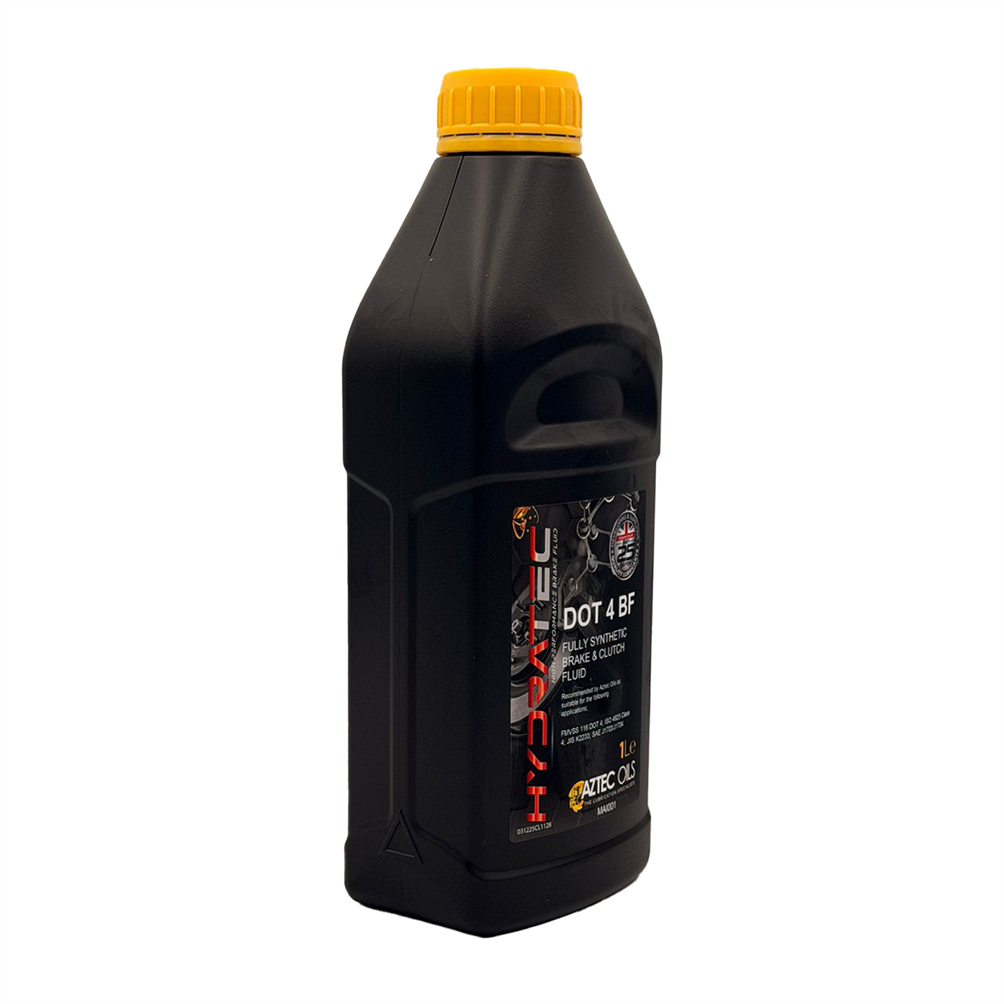 Aztec Hydratec DOT 4 Brake Fluid Premium For SAE J1703 ISO 4925 FMVSS 116 1L
