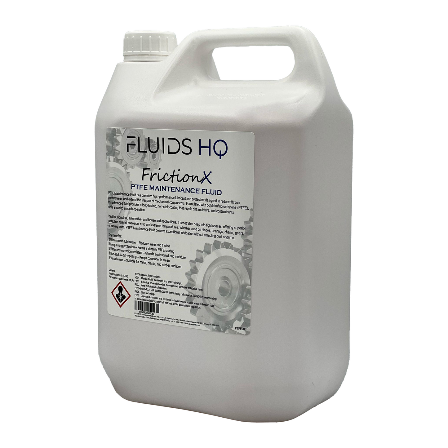 5L PTFE Multi-Use Lubricant & Rust Inhibitor Maintenance & Protection Fluid
