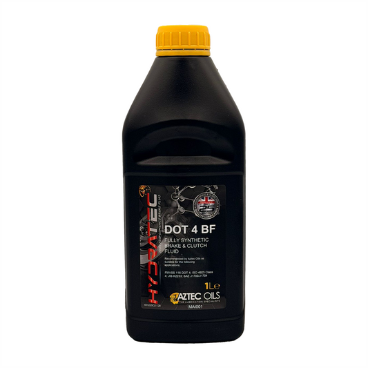 Aztec Hydratec DOT 4 Brake Fluid Premium For SAE J1703 ISO 4925 FMVSS 116 1L