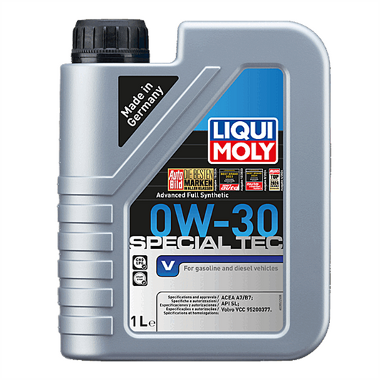Liqui Moly 0W-30 Fully Synthetic Engine Oil ACEA A7/B7 Volvo VCC 95200377 1L