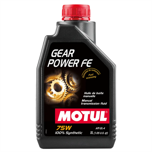 Motul Gear Power FE 75W Manual Transmission Fluid API GL-4 MTF-LT-3 1L