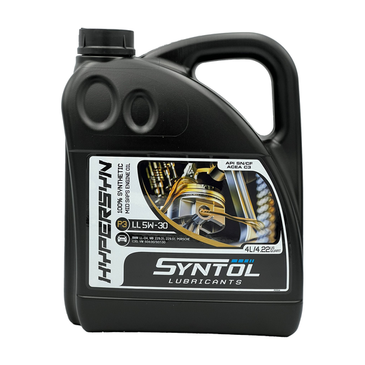 Syntol 5W30 Fully Synthetic Long Life Engine Oil API SN CF ACEA C3 VW 504/507
