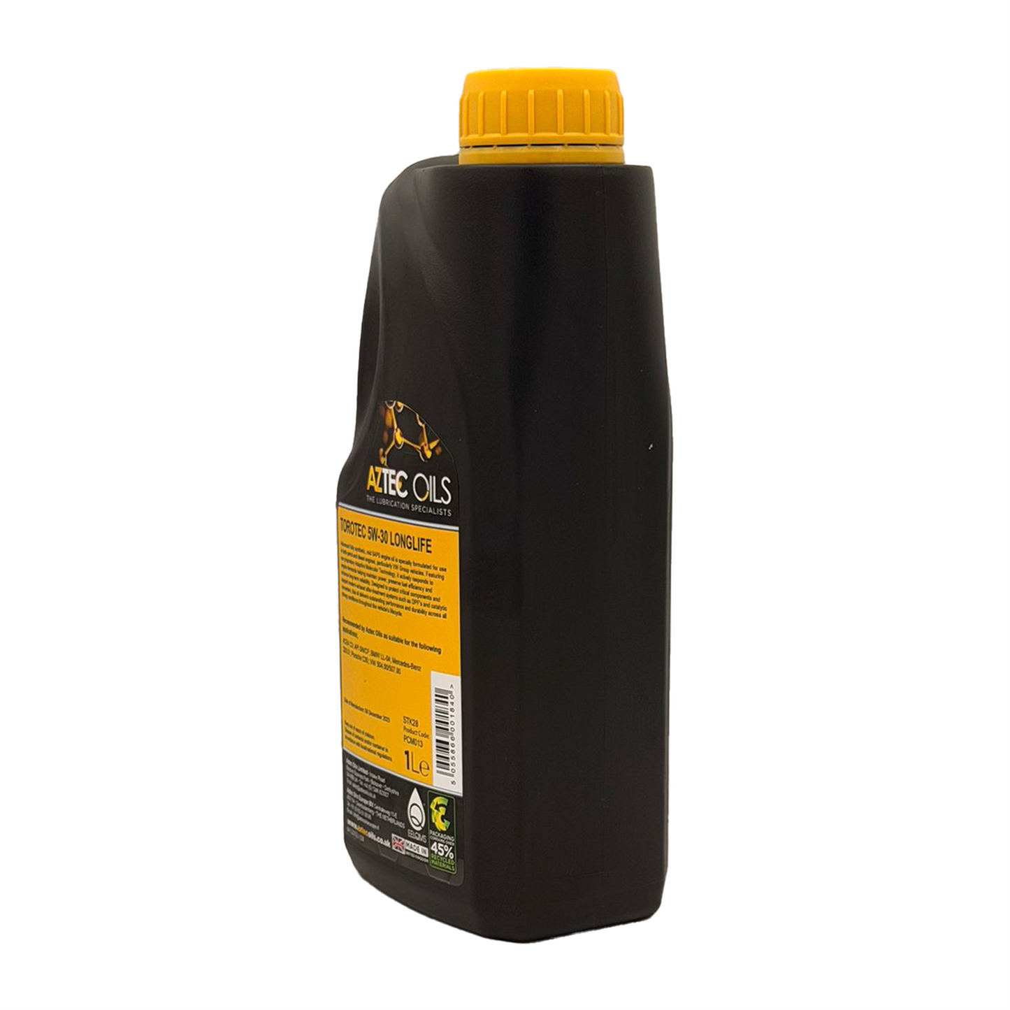 Aztec 5W30 Fully Synthetic Engine Oil LongLife ACEA C3 API SN/CF LL-04