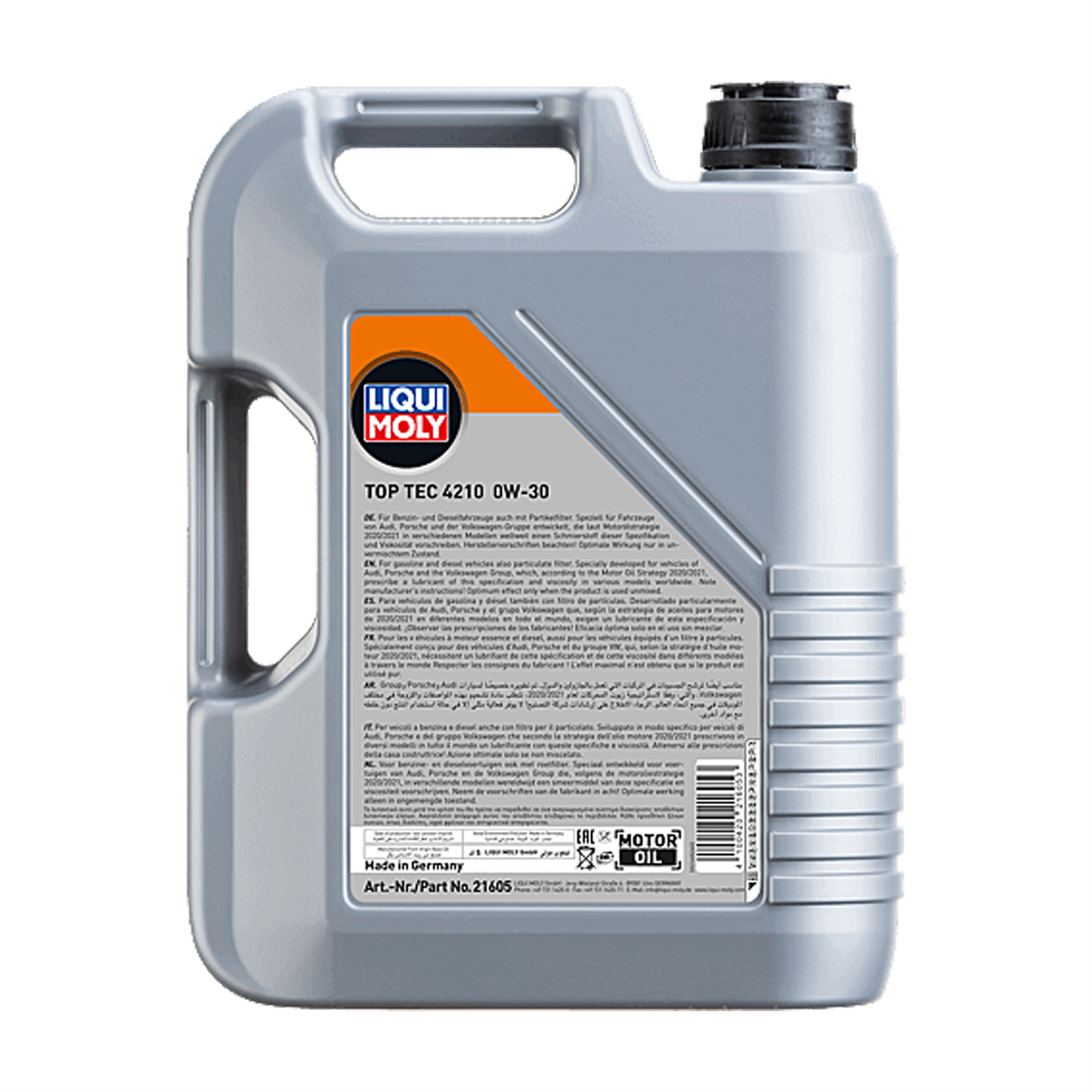 Liqui Moly Top Tec 4210 0W30 Engine Oil Longlife 3 ACEA C3 BMW LL-04 5L