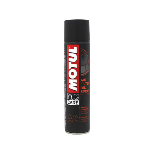 Motul MC Care A2 Air Filter Oil Spray Lubricant For Motorcycles Aerosol 400ml