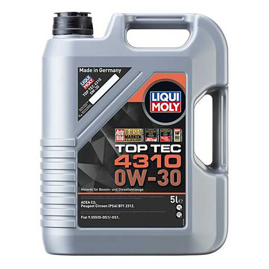 Liqui Moly TOP TEC 4310 0W-30 Semi Synthetic Engine Oil ACEA C2