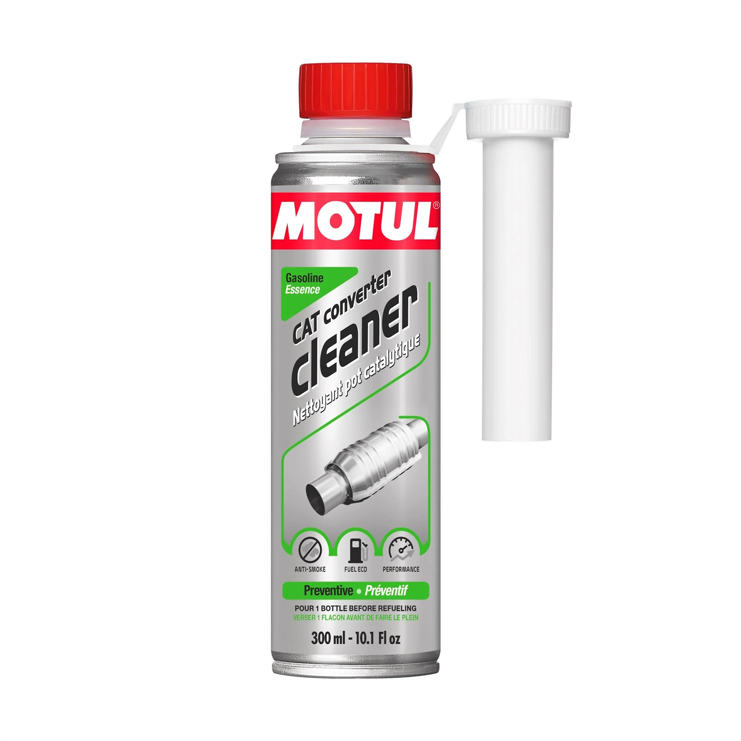 Motul Catalytic Converter Cleaner Gasoline System Additive Treatment 300ml