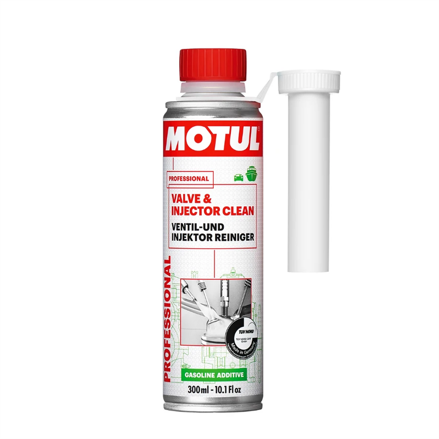 Motul Valve & Injector Cleaner Petrol Fuel Additive Gasoline Cleaner 300ml