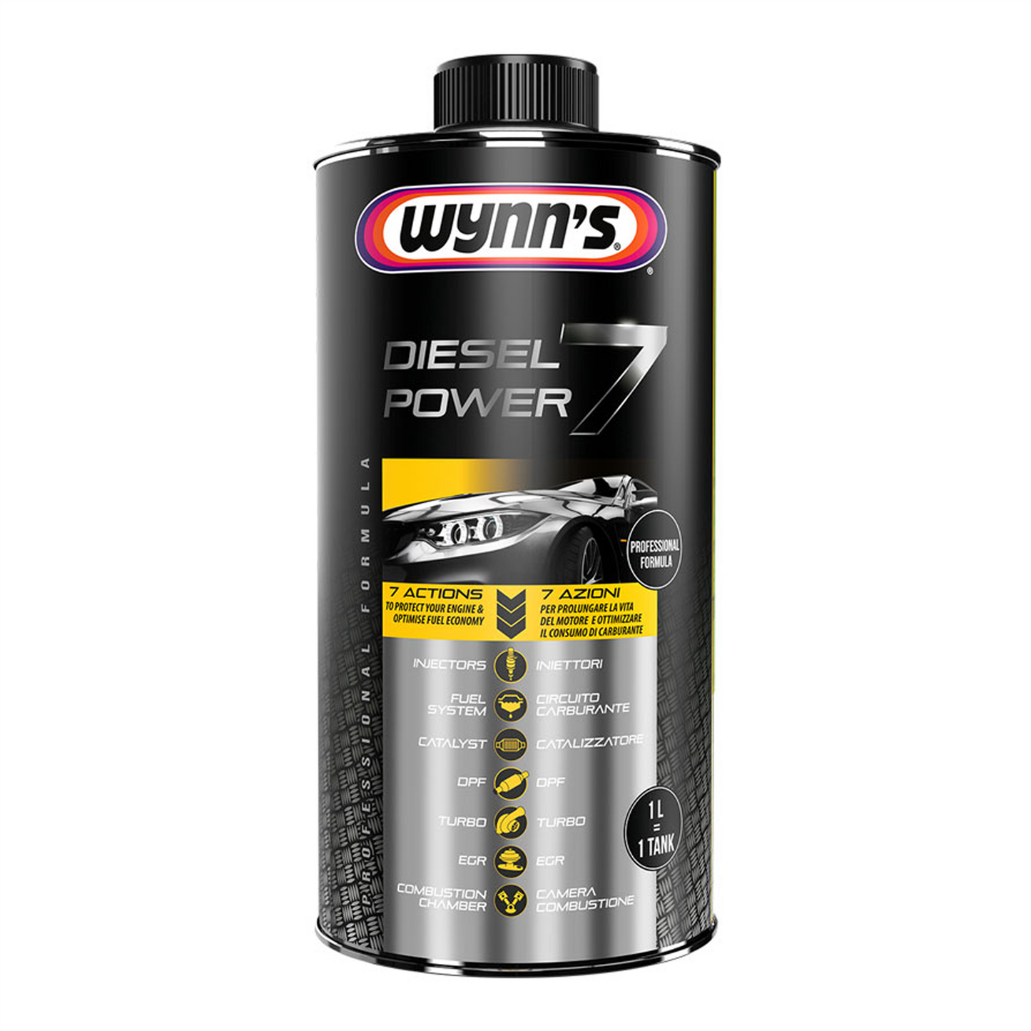 Wynn's Diesel Power 7 Additive Turbo EGR Injector Fuel System DPF Cleaner 1L