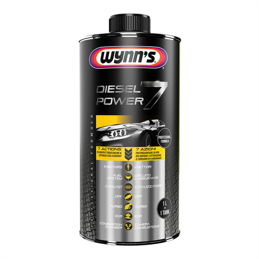 Wynn's Diesel Power 7 Additive Turbo EGR Injector Fuel System DPF Cleaner 1L