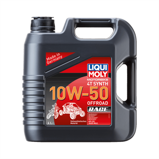 Liqui Moly Motorbike 4T 10W50 Fully Synthetic Engine Oil API SP JASO MA2 4L