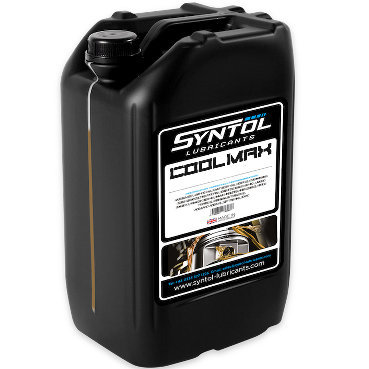 Syntol Coolmax R5 RTU OAT Antifreeze Coolant  VW TL 774 D/F MB 326.3 20L