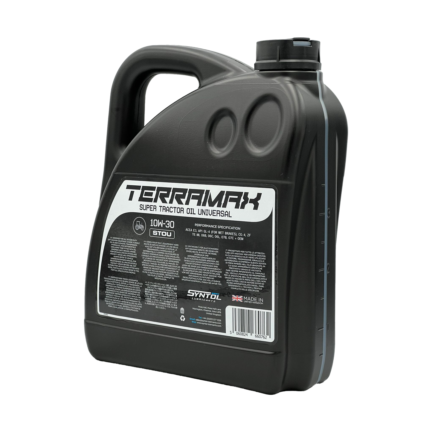 SYNTOL TERRAMAX STOU 10W-30 Tractor Engine Oil ACEA E3 API GL-4 CG-4