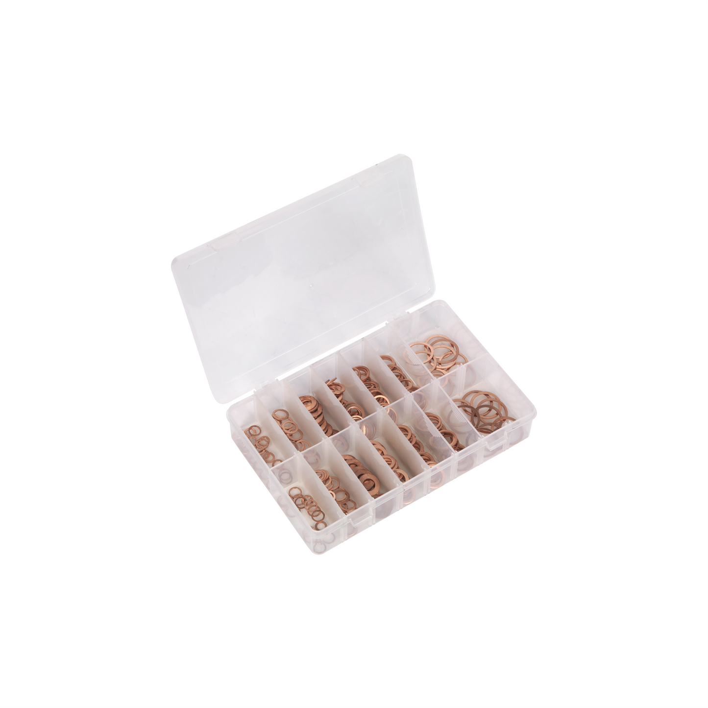 Sealey Diesel Injector Copper Washer Assortment 250pc Metric - Part No. AB027CW