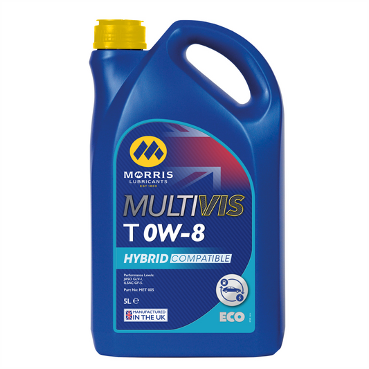 Morris Multivis ECO T 0W-8 Fully Synthetic Engine Oil ILSAC GF-5 API SN